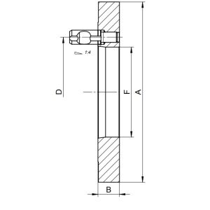 Tarcza zabierakowa nieobrobiona typ 8242-125-4 5